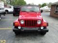 2004 Flame Red Jeep Wrangler Sport 4x4  photo #27