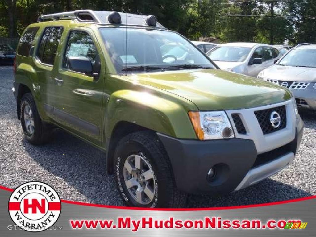 Metallic Green Nissan Xterra