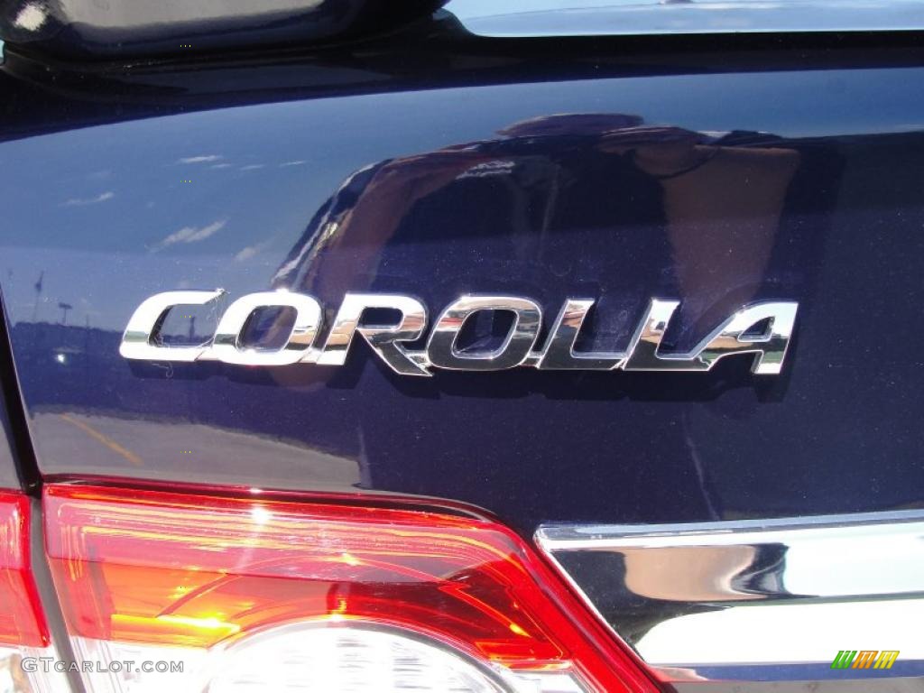 2011 Corolla S - Nautical Blue Metallic / Dark Charcoal photo #15