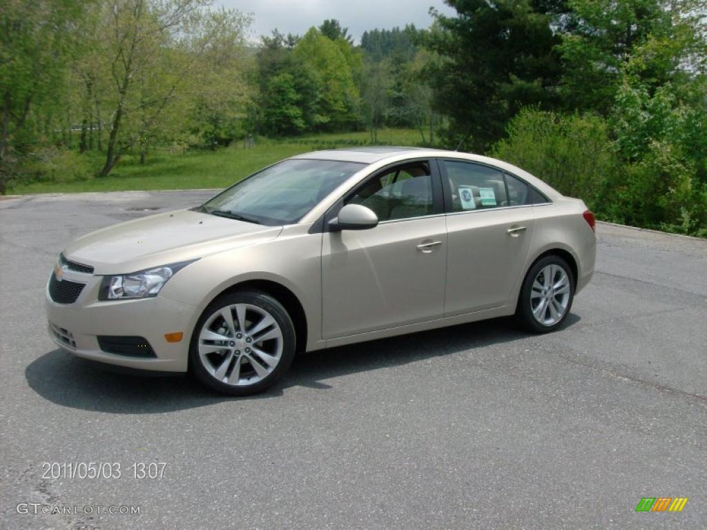 2011 Cruze LTZ - Gold Mist Metallic / Cocoa/Light Neutral Leather photo #1