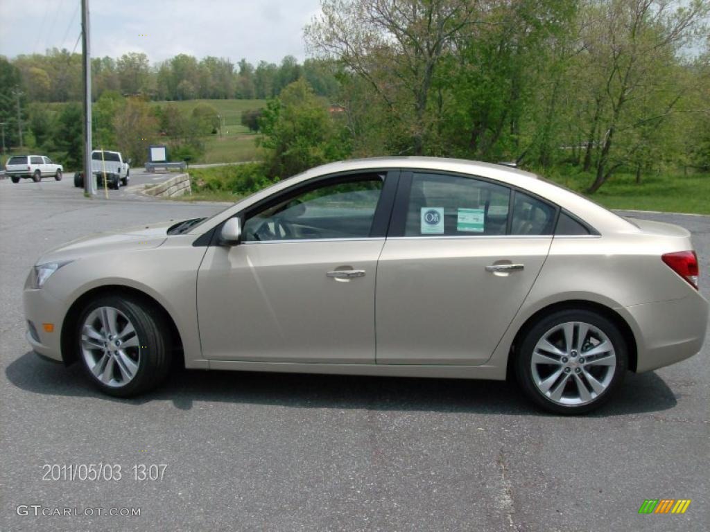 Gold Mist Metallic 2011 Chevrolet Cruze LTZ Exterior Photo #48818235