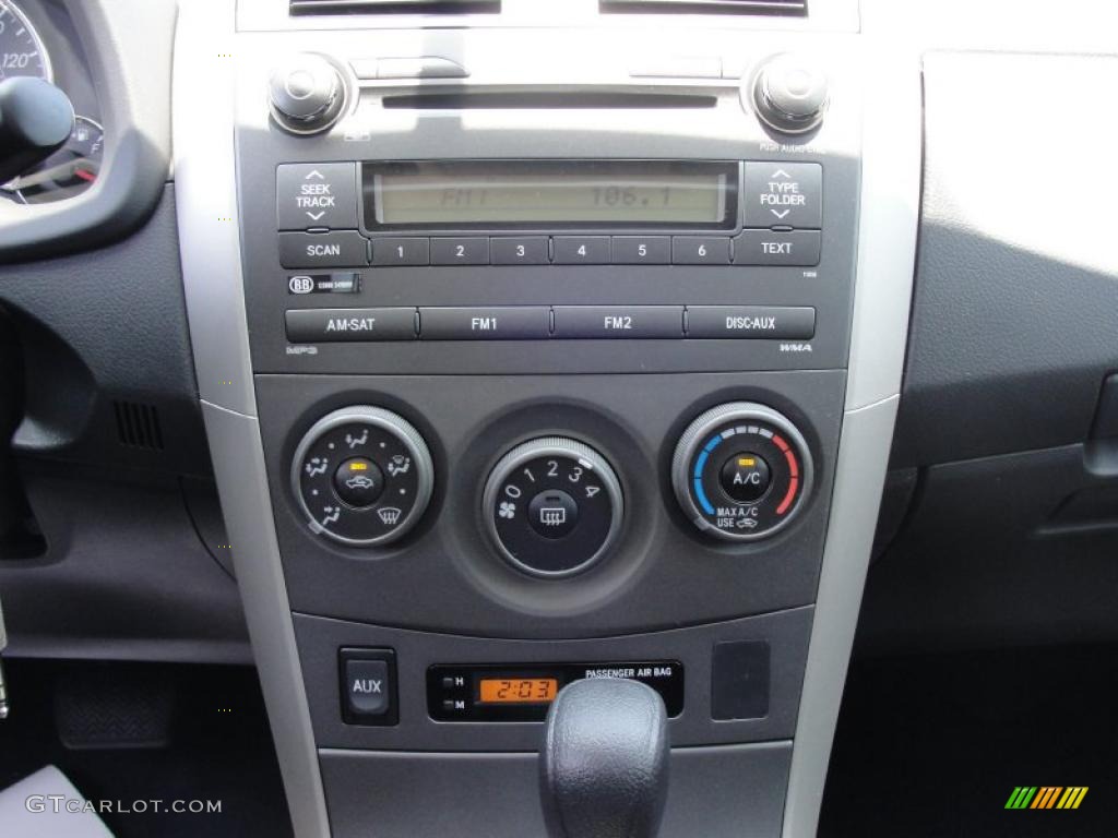 2011 Toyota Corolla S Controls Photo #48818367