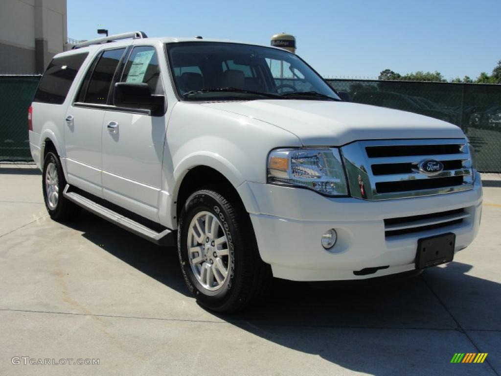 2011 Expedition EL XLT - Oxford White / Camel photo #1