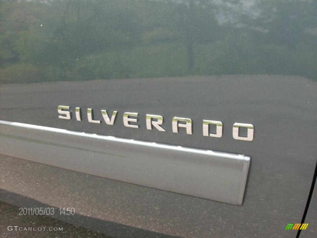 2011 Silverado 1500 LT Regular Cab 4x4 - Blue Granite Metallic / Ebony photo #8