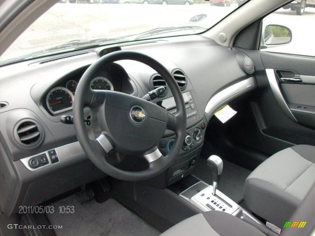2011 Chevrolet Aveo Aveo5 LT Charcoal Dashboard Photo #48819504