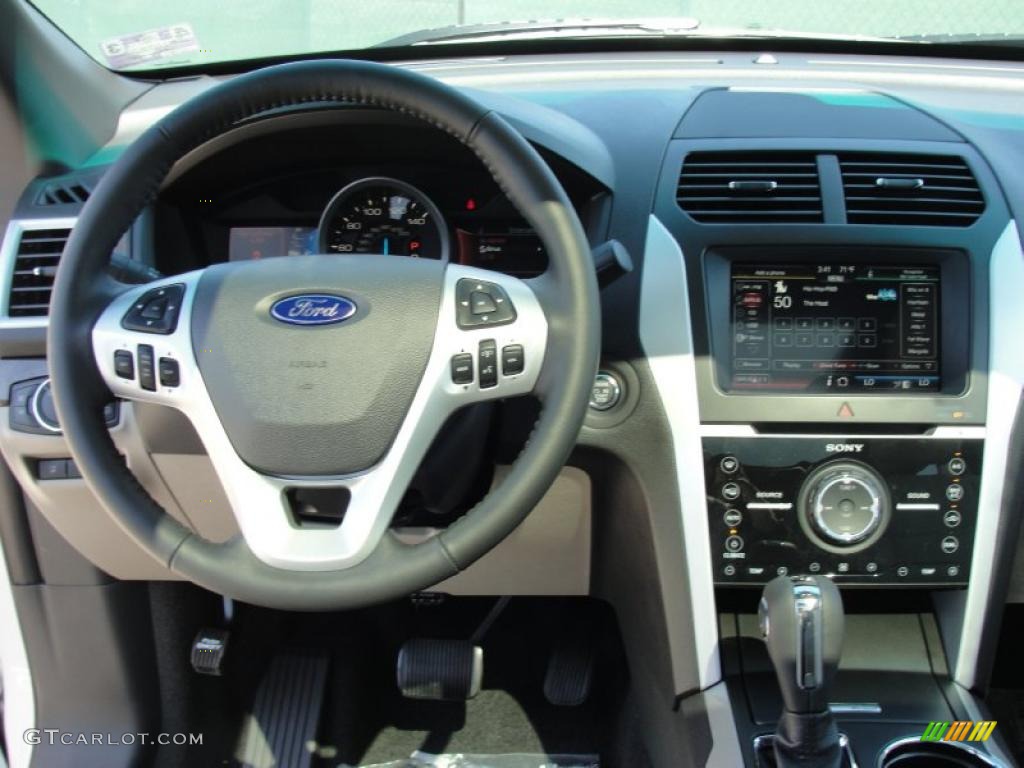 2011 Ford Explorer Limited Medium Light Stone Dashboard Photo #48820332