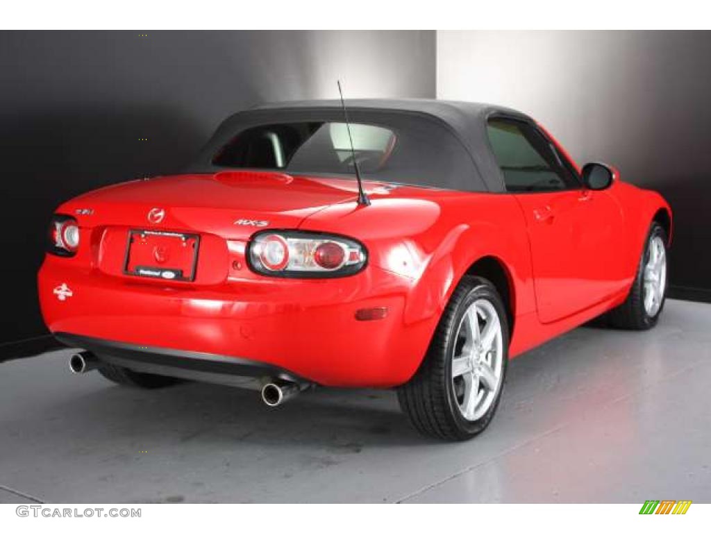 True Red 2008 Mazda MX-5 Miata Sport Roadster Exterior Photo #48820755