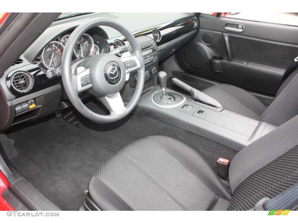 2008 Mazda MX-5 Miata Sport Roadster Black Dashboard Photo #48820929