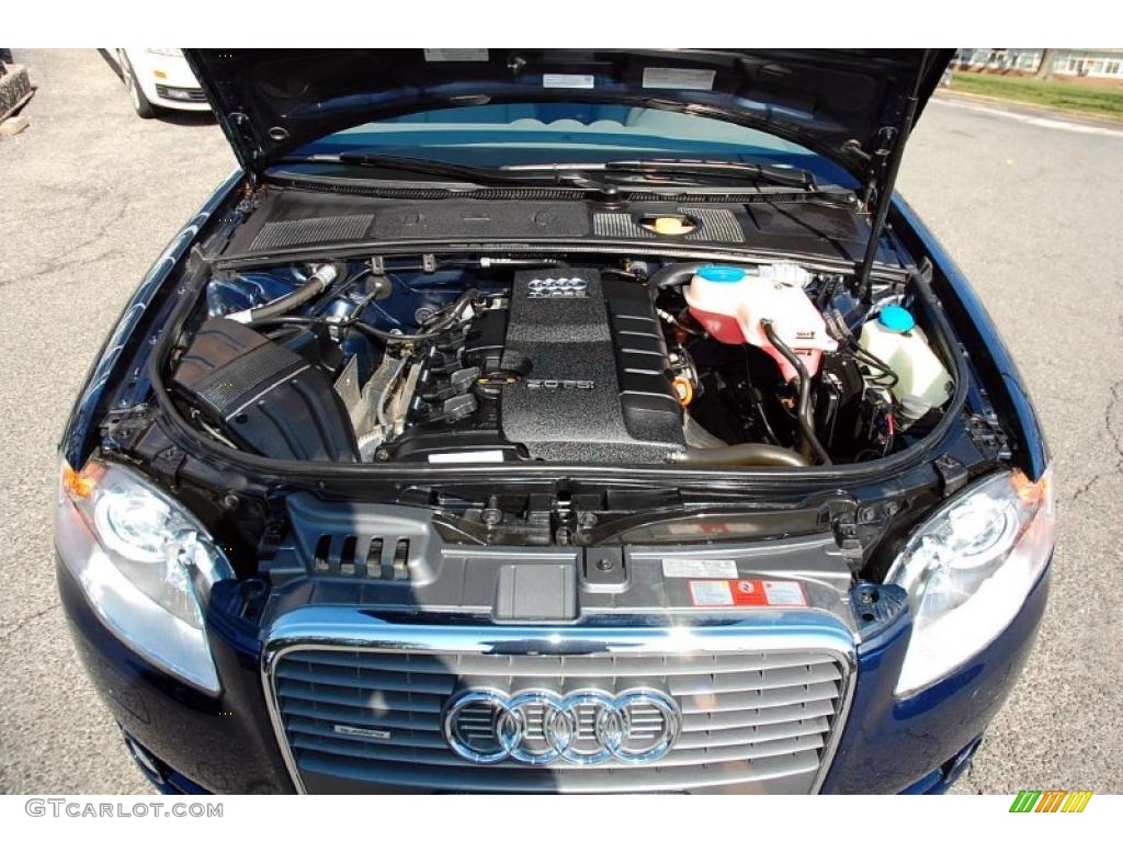 2008 Audi A4 2.0T quattro Cabriolet 2.0 Liter FSI Turbocharged DOHC 16-Valve VVT 4 Cylinder Engine Photo #48820971