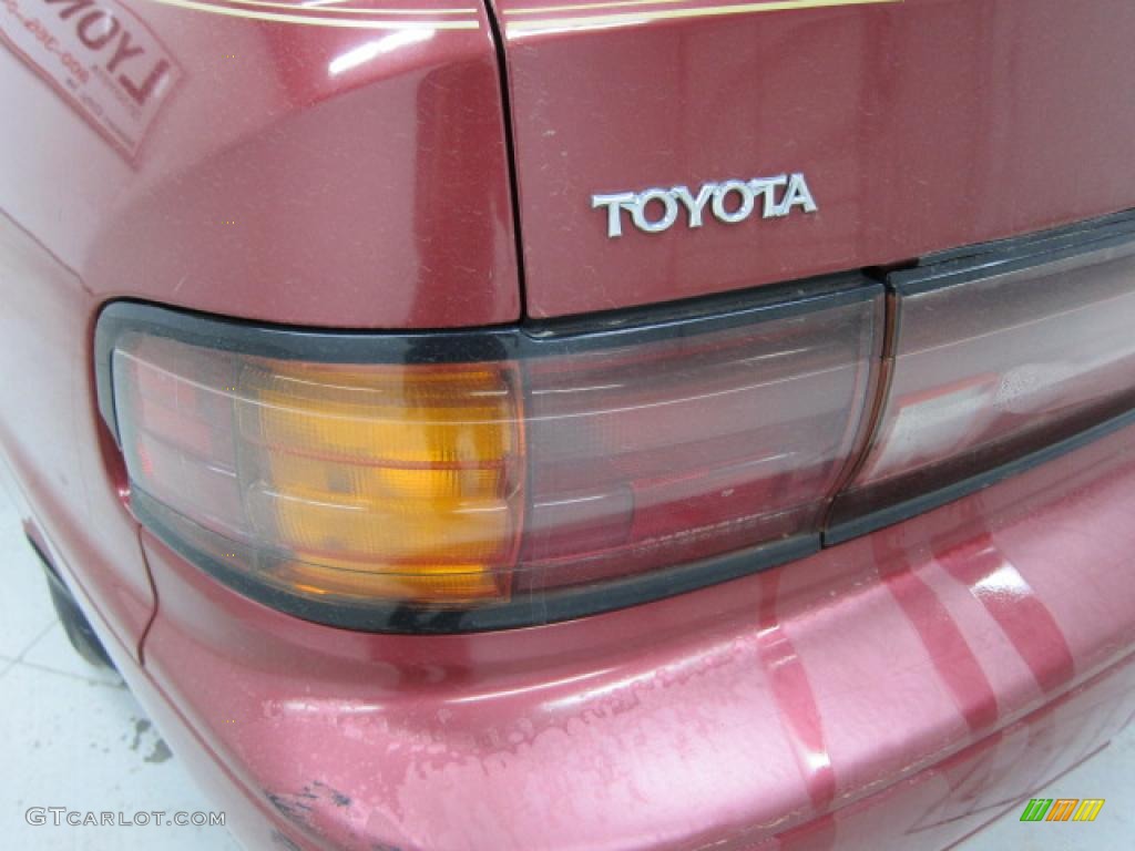 1994 Camry LE V6 Sedan - Sunfire Red Metallic / Gray photo #2
