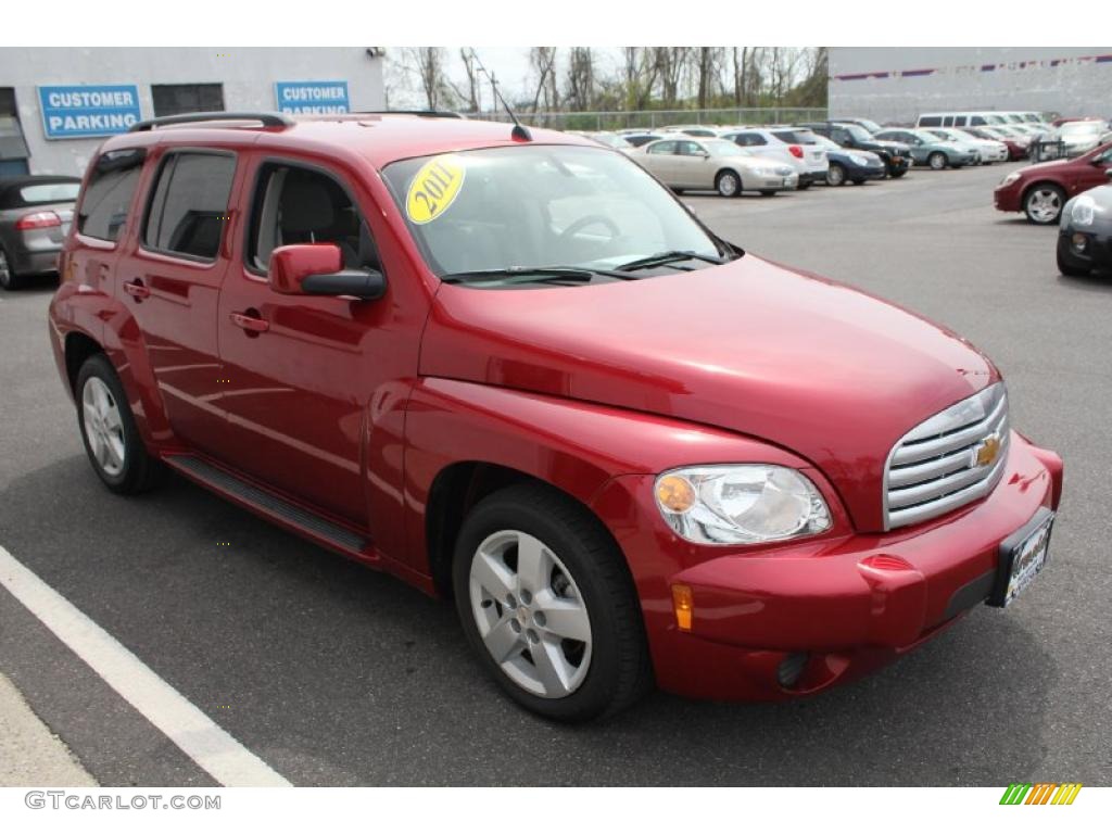 Crystal Red Metallic Tintcoat 2011 Chevrolet HHR LT Exterior Photo #48821547