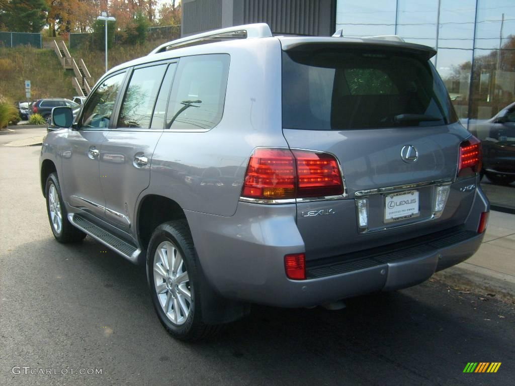 2008 LX 570 - Twilight Gray Metallic / Dark Gray photo #3