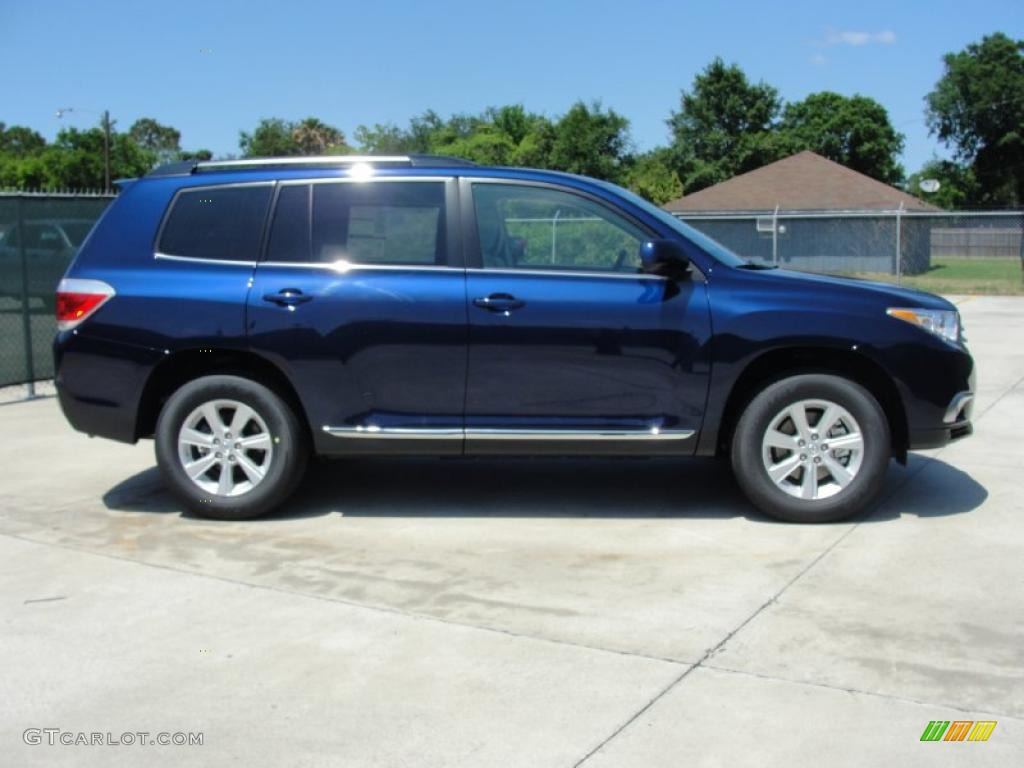 Nautical Blue Pearl 2011 Toyota Highlander Standard Highlander Model Exterior Photo #48822267