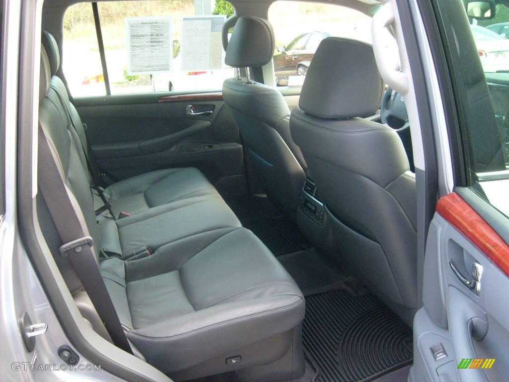 2008 LX 570 - Twilight Gray Metallic / Dark Gray photo #15