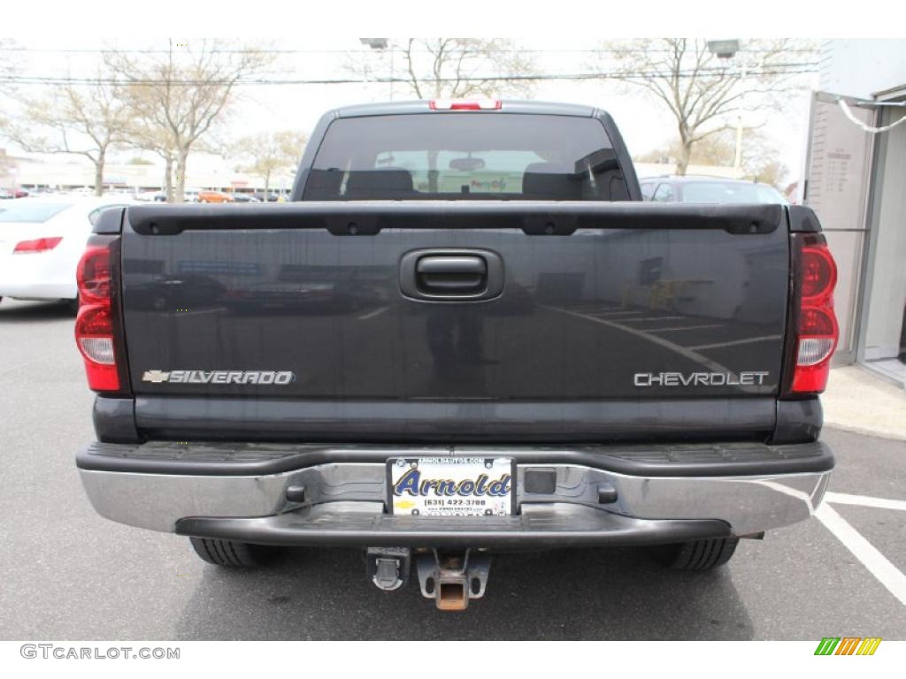 2005 Silverado 1500 Z71 Extended Cab 4x4 - Dark Gray Metallic / Dark Charcoal photo #5