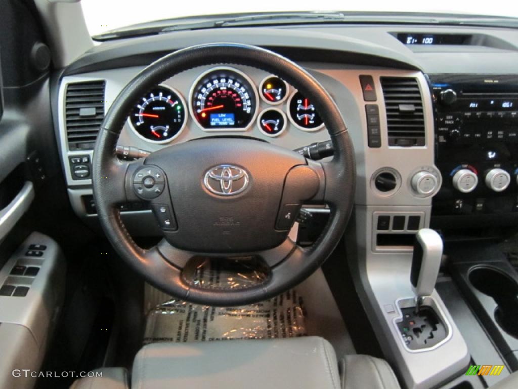 2007 Tundra Limited CrewMax 4x4 - Black / Graphite Gray photo #32