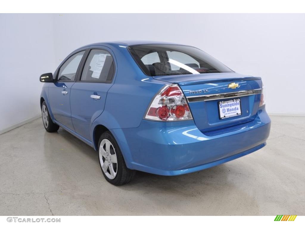 Tahiti Green 2009 Chevrolet Aveo LT Sedan Exterior Photo #48822798