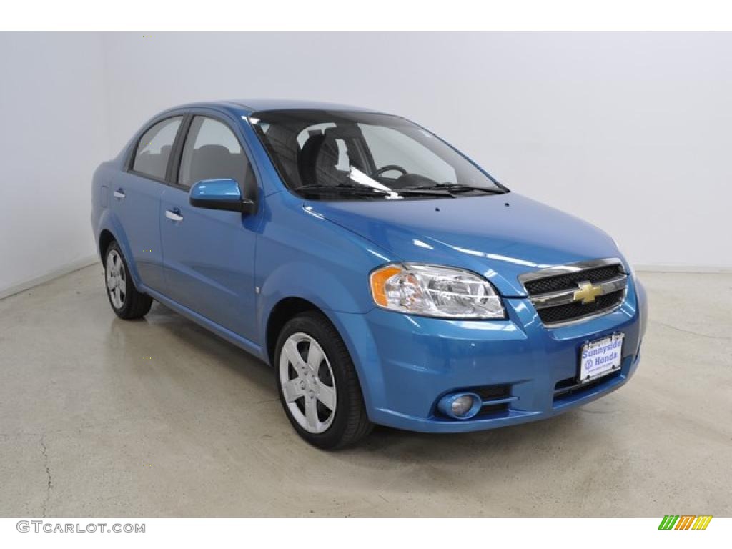 Tahiti Green 2009 Chevrolet Aveo LT Sedan Exterior Photo #48822861