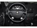 Charcoal 2009 Chevrolet Aveo LT Sedan Steering Wheel