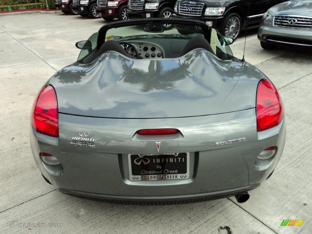 2007 Solstice Roadster - Sly Gray / Steel/Sand photo #8