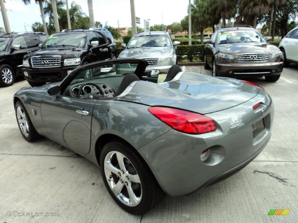 2007 Solstice Roadster - Sly Gray / Steel/Sand photo #9