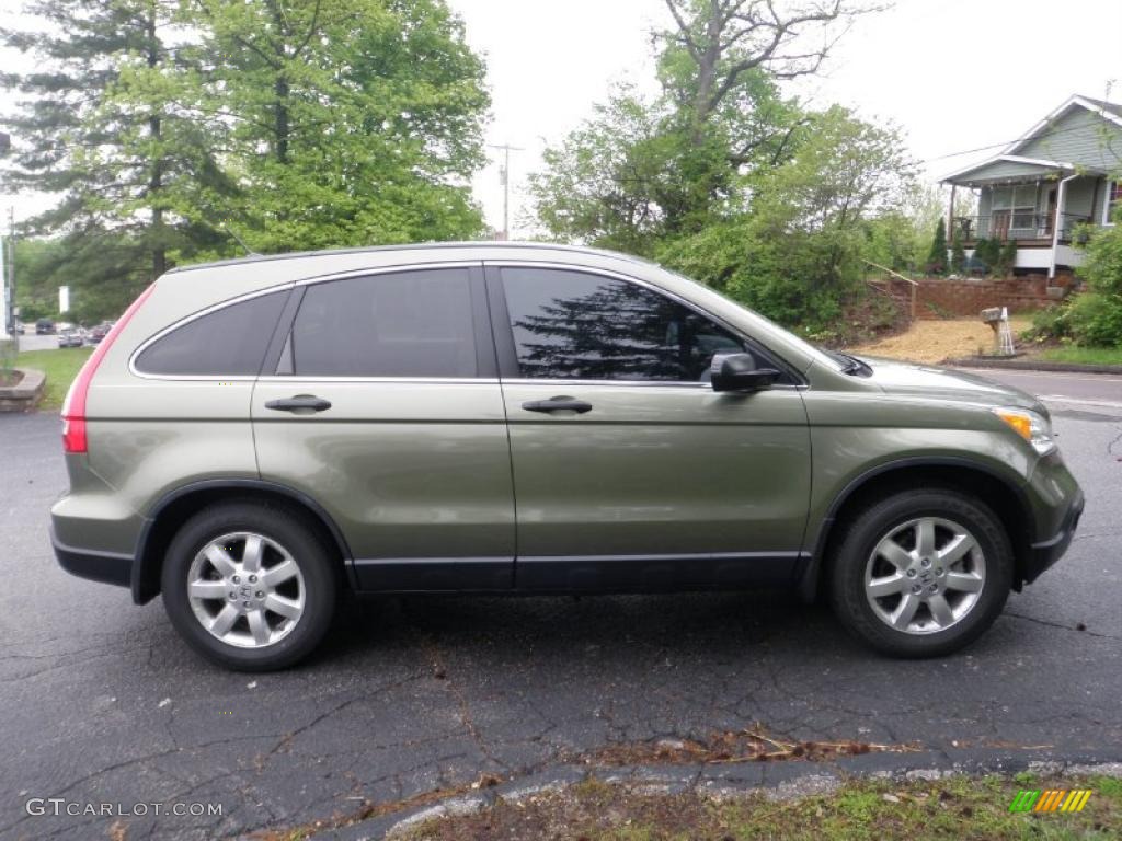 2008 CR-V EX - Green Tea Metallic / Ivory photo #2