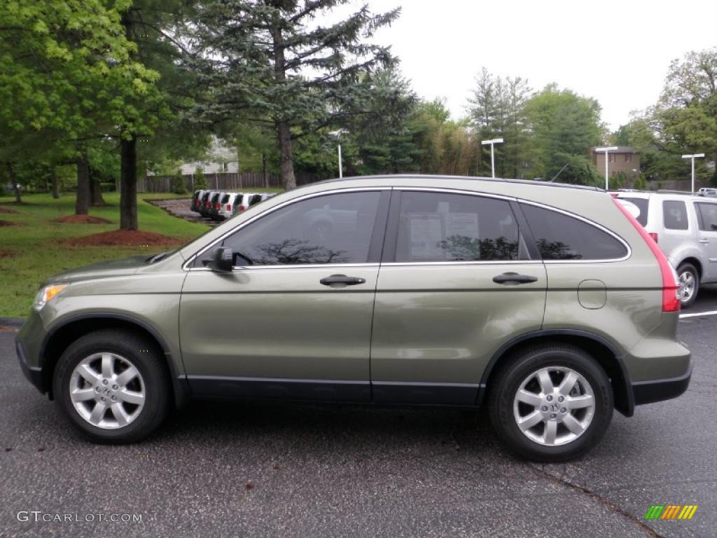 2008 CR-V EX - Green Tea Metallic / Ivory photo #6