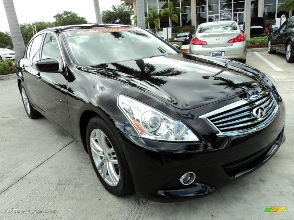 Obsidian Black 2010 Infiniti G 37 Sedan Exterior Photo #48824211