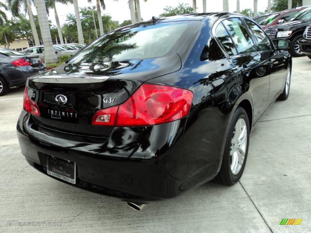 Obsidian Black 2010 Infiniti G 37 Sedan Exterior Photo #48824268