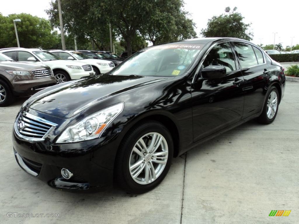 Obsidian Black 2010 Infiniti G 37 Sedan Exterior Photo #48824394