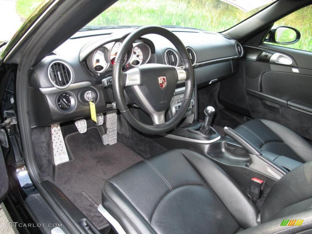 2006 Porsche Cayman S Black Dashboard Photo #48824838