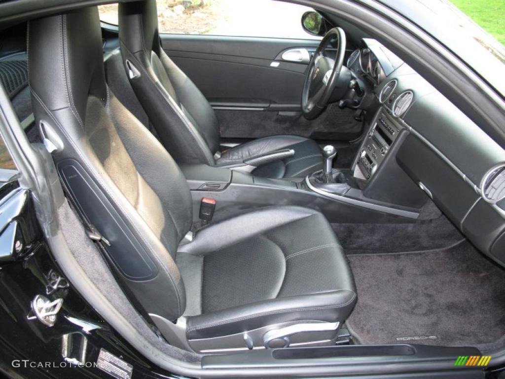 Black Interior 2006 Porsche Cayman S Photo #48824886