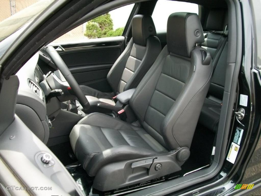 Titan Black Leather Interior 2010 Volkswagen GTI 2 Door Photo #48825420