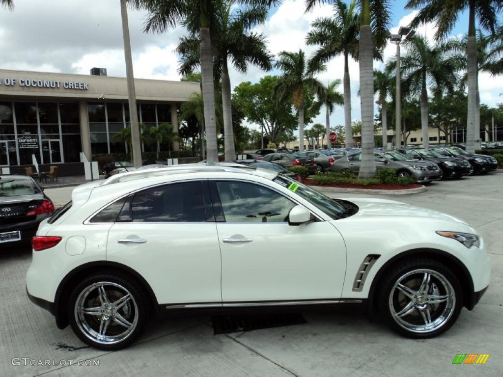 Moonlight White 2009 Infiniti FX 50 AWD S Exterior Photo #48826563