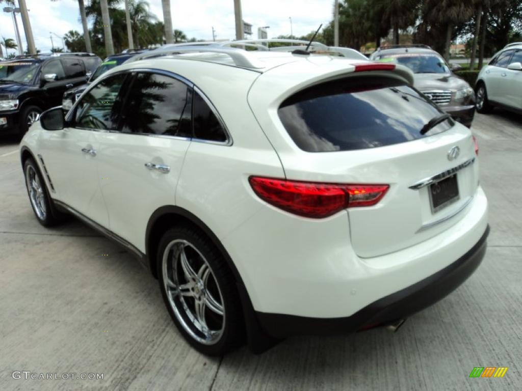 Moonlight White 2009 Infiniti FX 50 AWD S Exterior Photo #48826623