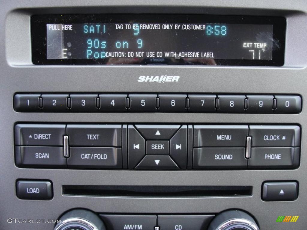 2012 Ford Mustang V6 Mustang Club of America Edition Coupe Controls Photo #48827352