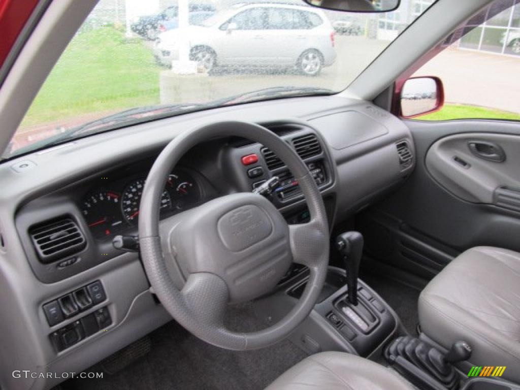 Medium Gray Interior 2001 Chevrolet Tracker LT Hardtop 4WD Photo #48827406