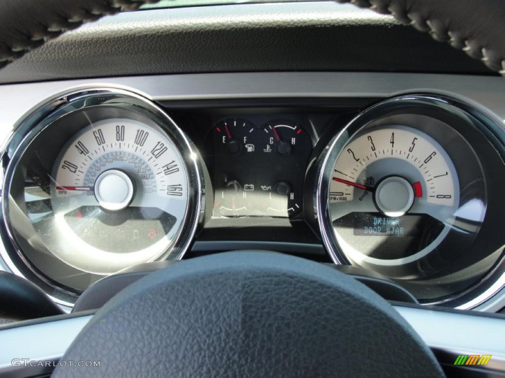2012 Ford Mustang V6 Mustang Club of America Edition Coupe Gauges Photo #48827442