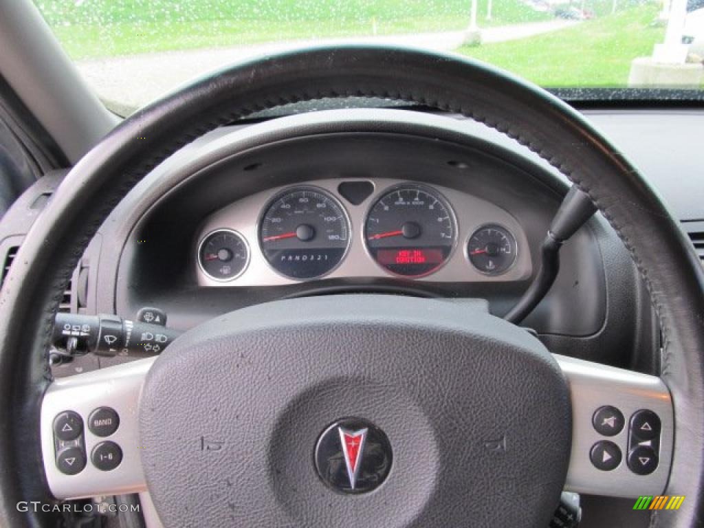 2006 Pontiac Montana SV6 AWD Gray Steering Wheel Photo #48827857