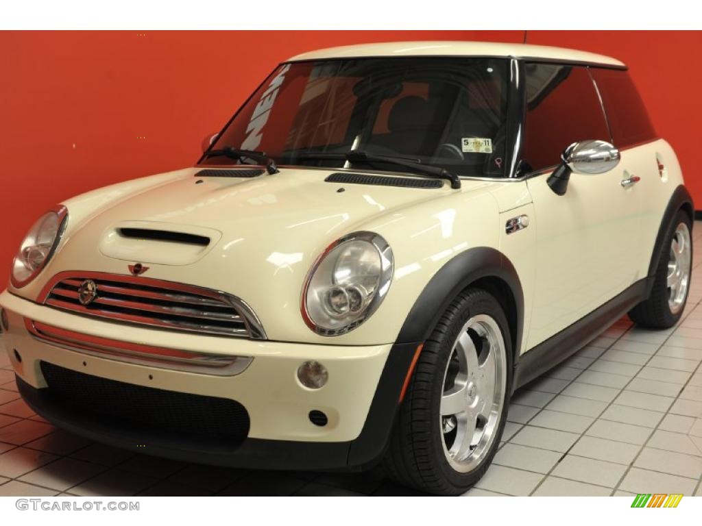2005 Cooper S Hardtop - Pepper White / Panther Black photo #2