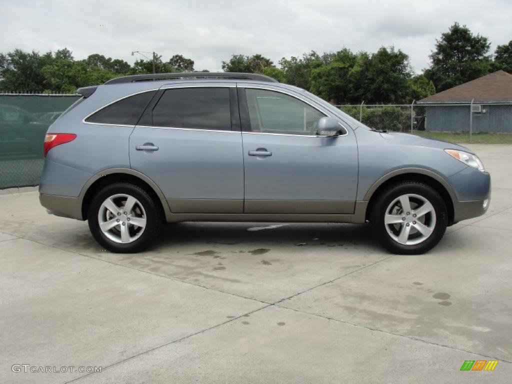 2008 Veracruz SE - Blue Titanium Metallic / Gray photo #2