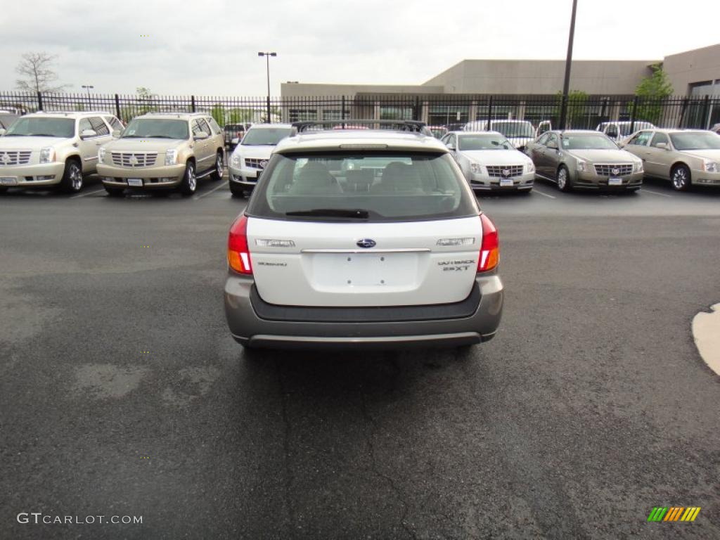 2005 Outback 2.5XT Limited Wagon - Satin White Pearl / Taupe photo #6