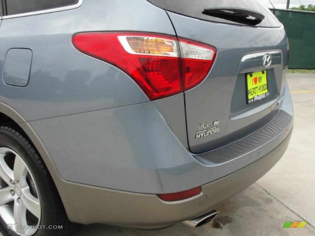 2008 Veracruz SE - Blue Titanium Metallic / Gray photo #25