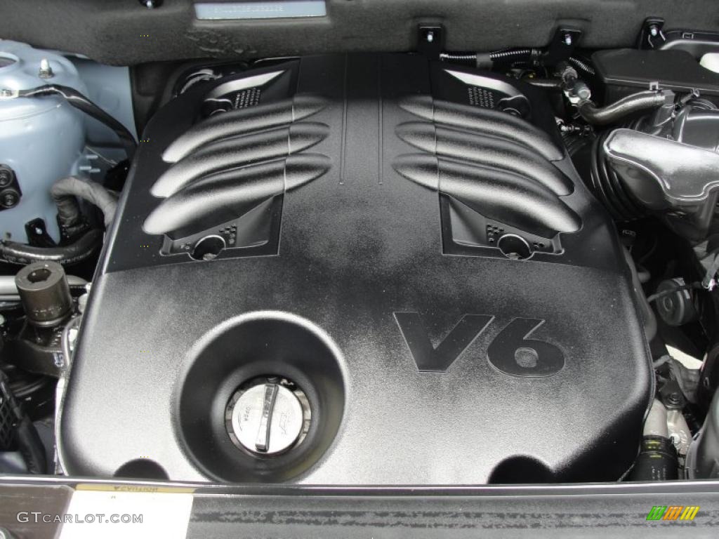 2008 Veracruz SE - Blue Titanium Metallic / Gray photo #29