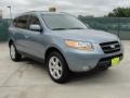 2009 Silver Blue Hyundai Santa Fe SE  photo #1