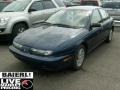 1999 Dark Blue Saturn S Series SL2 Sedan  photo #3