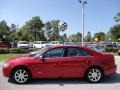 2009 Vivid Red Metallic Lincoln MKZ Sedan  photo #2