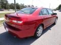 2009 Vivid Red Metallic Lincoln MKZ Sedan  photo #12