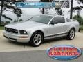 2006 Satin Silver Metallic Ford Mustang V6 Premium Coupe  photo #1