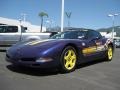 1998 Radar Blue Metallic Chevrolet Corvette Indianapolis 500 Pace Car Convertible  photo #2